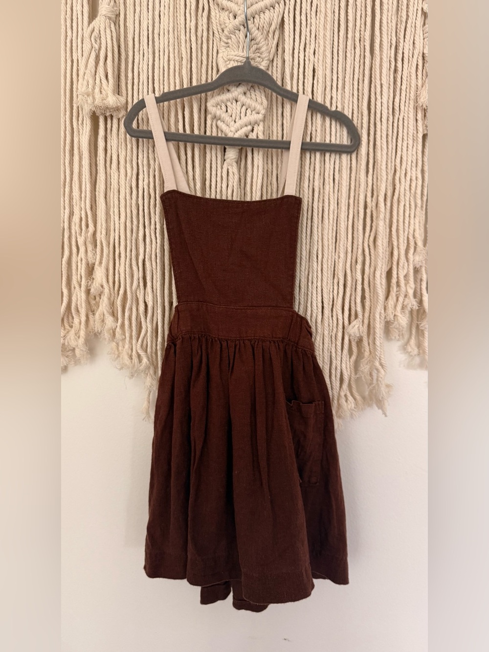 Linen pinafore